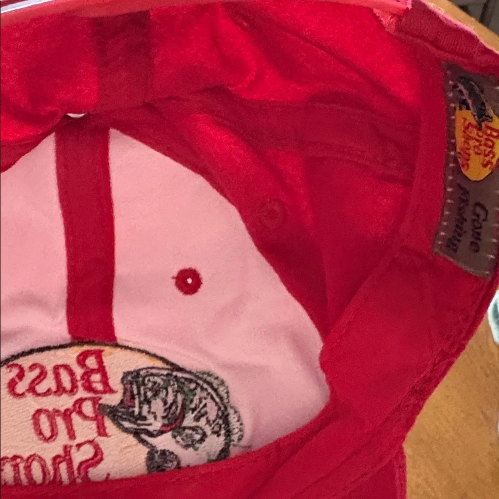 Bass Pro Shops Red Fishing Cap